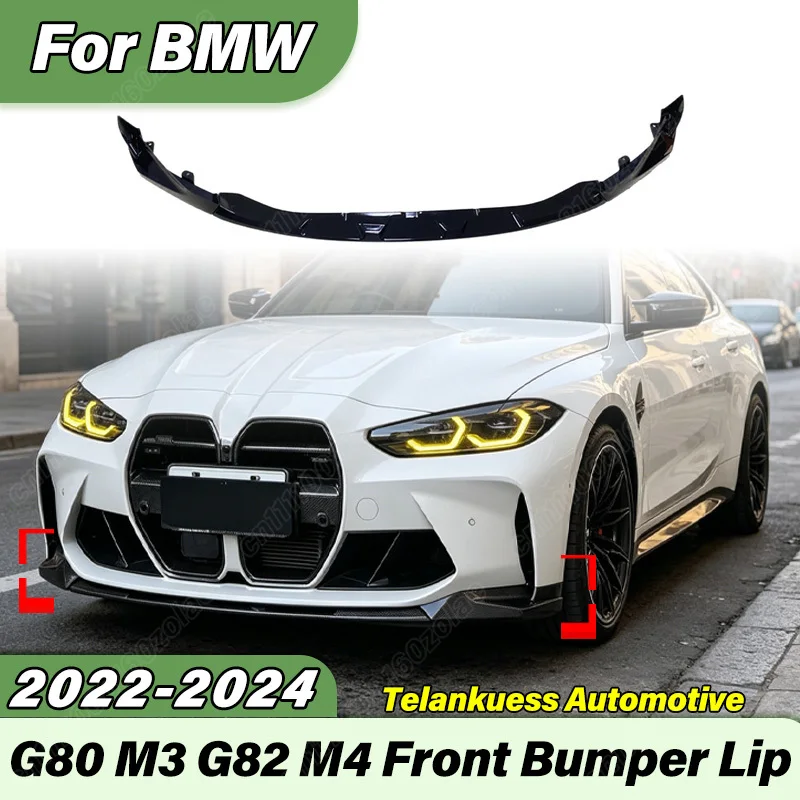 

For BMW G80 M3 G82 G83 M4 2022 2023 2024 Automobile MP Style Front Bumper Lip Sports Racing Front Apron Body Modification Kit