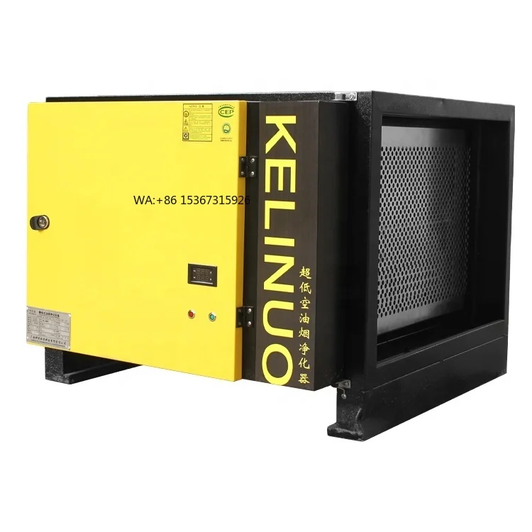 Elektrostatischer Filter über 98 % Rauchentfernung Elektrostatischer Fülleimer Rauchreinigung für gewerbliche Küche