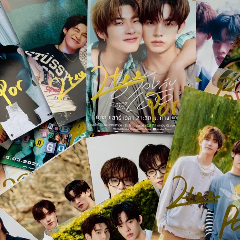 

Фотография с рукописной подписью Porteetee Teeteepor Teetee Wanpichit Por Suppakarn из тайского сериала "Your Sky Duang with You"