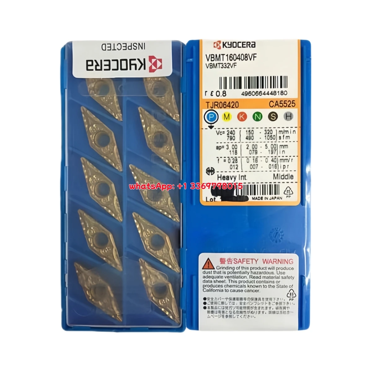 100% Original VBMT VNMG Turning Insert VBMT160408 VNMG160404 HQ GP CA5525 CA5515 Carbide Lathe Cutting Blade view 5