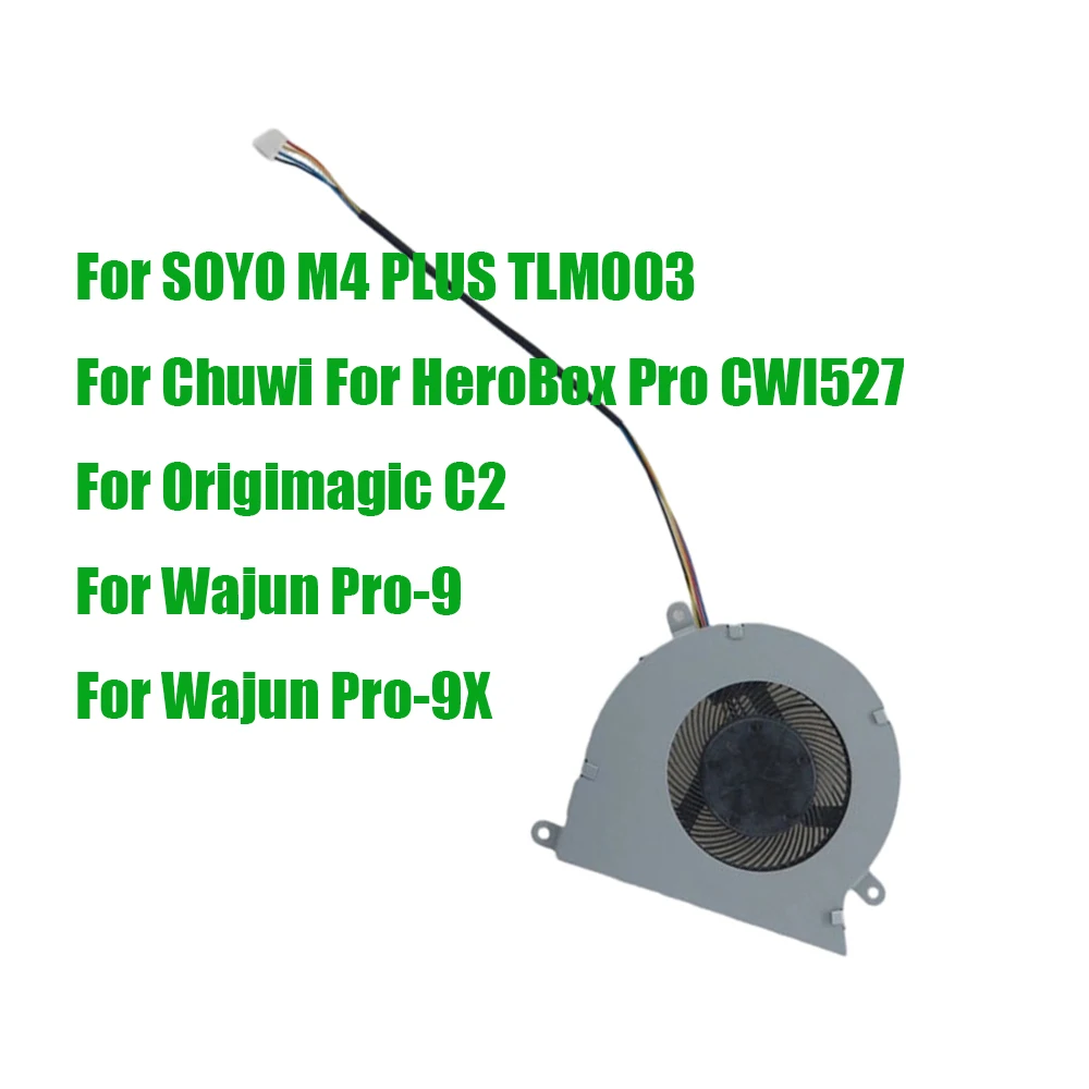 

Вентилятор процессора для Chuwi HeroBox Pro CWI527, SOYO M4 PLUS TLM003, Wajun Pro-9 Pro-9X, Origimagic C2 DC5V