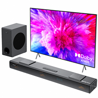 Hiwill A312 Dolby Atmos Sound Bar for Smart TV,400W Peak Power, Compact Bluetooth Soundbar Speaker, eARC/ARC/Optical for Home