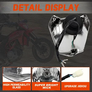 10ベストセールスKTMデューク200ヘッドライトマスク-6