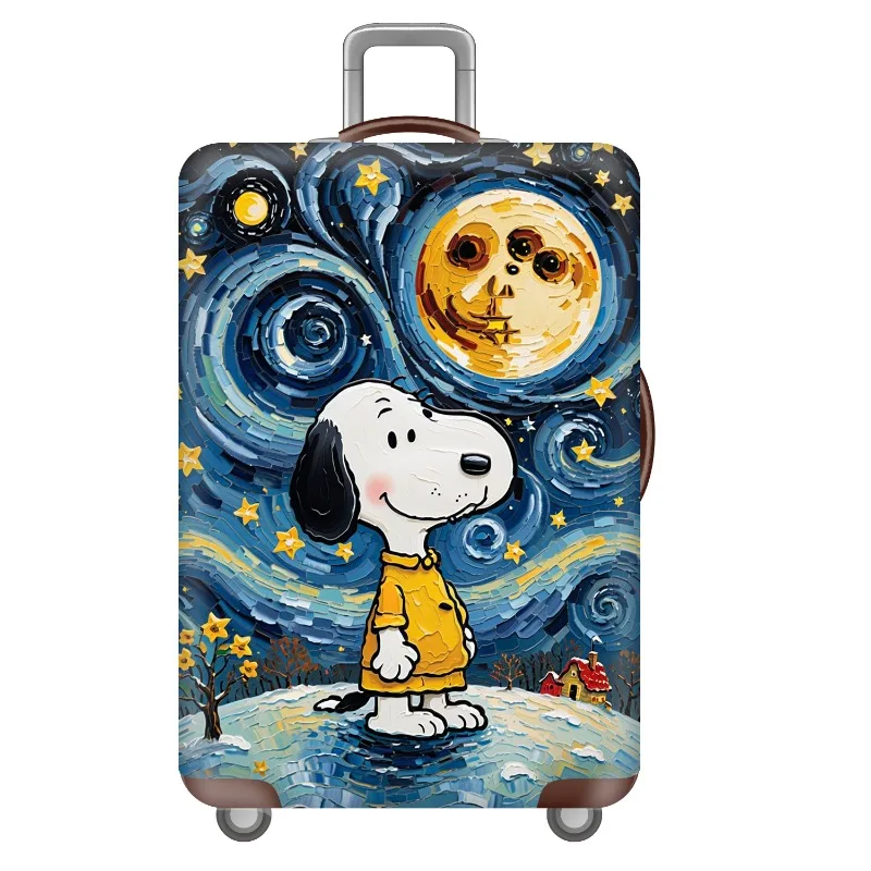 Snoopy Cartoon Luggage Protective Cover Zipper Suit for 18-32 Inch Bag Suitcase Covers Trolley Cover Travel Accessories Gifts