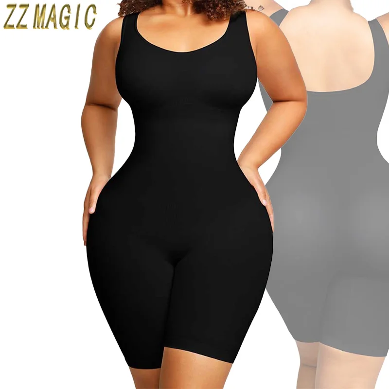 

Seamless Shapewear Bodysuit for Women Thigh Butt Lifter Shaper Full Body Shaper Sculpting One-piece Slimming Underwear Fajas