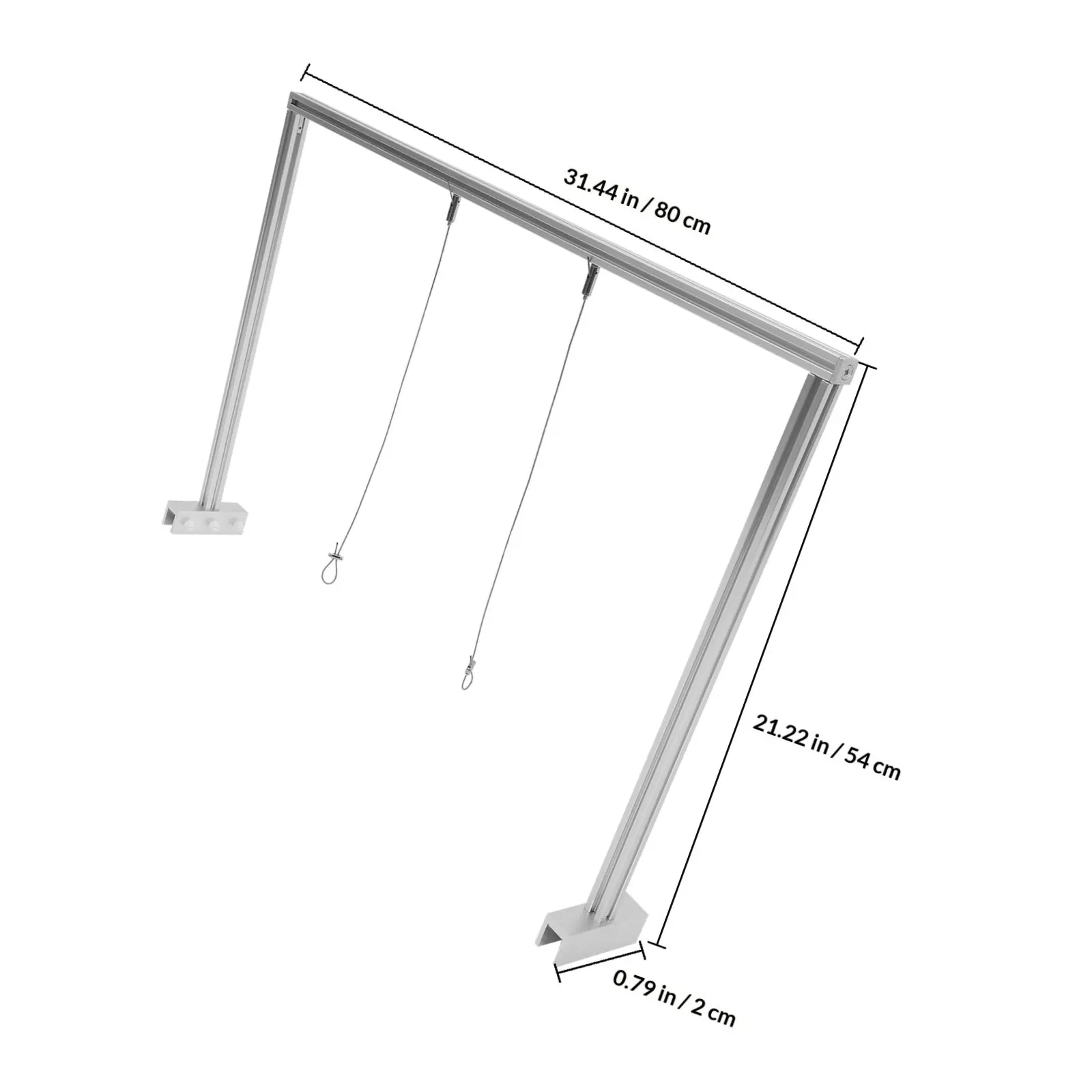 Aquarium Accessories Plant Holder Fish Tank Accessory Lights Silver Lamp Bracket for Stand
