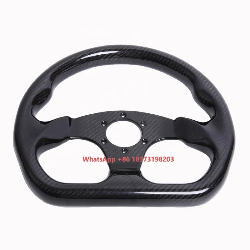

Flat Type Carbon Fiber Steering Wheel Universal Parts for Cars Industrial Components