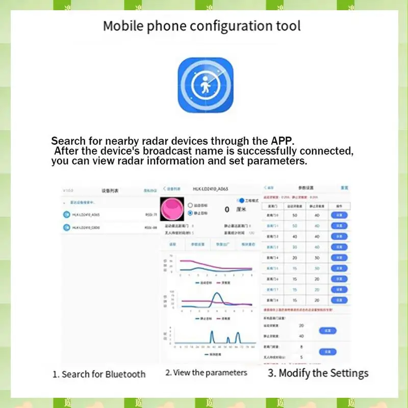 2025 24G Body Presence Sensor Module LD2410C Millimeter Wave Radar Contactless Smart Multifunction Convenience Sensor,A Easy Ins