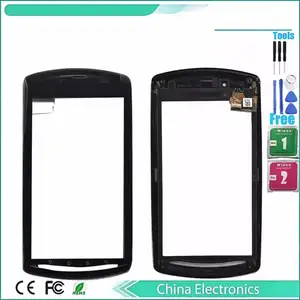 Bilashmart 4.0'' Ori + Frame Sony Ericsson Xperia Play Z1i R800 R800i Touch Screen Digitizer Sensor Glass Panel Replacement