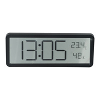 Electronic Clock Digital Wall Clock Time Temperature Can Be Hung Or Stood Creative Humidity Display LCD Screen Digital Modern
