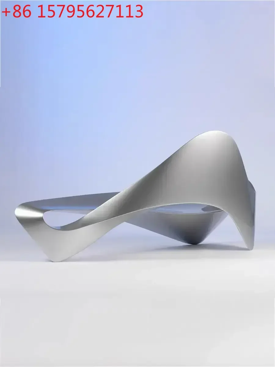 

Дизайнерский диван из стеклопластика необычной формы в стиле минимализм класса люкс для лобби, офиса продаж и зон отдыха