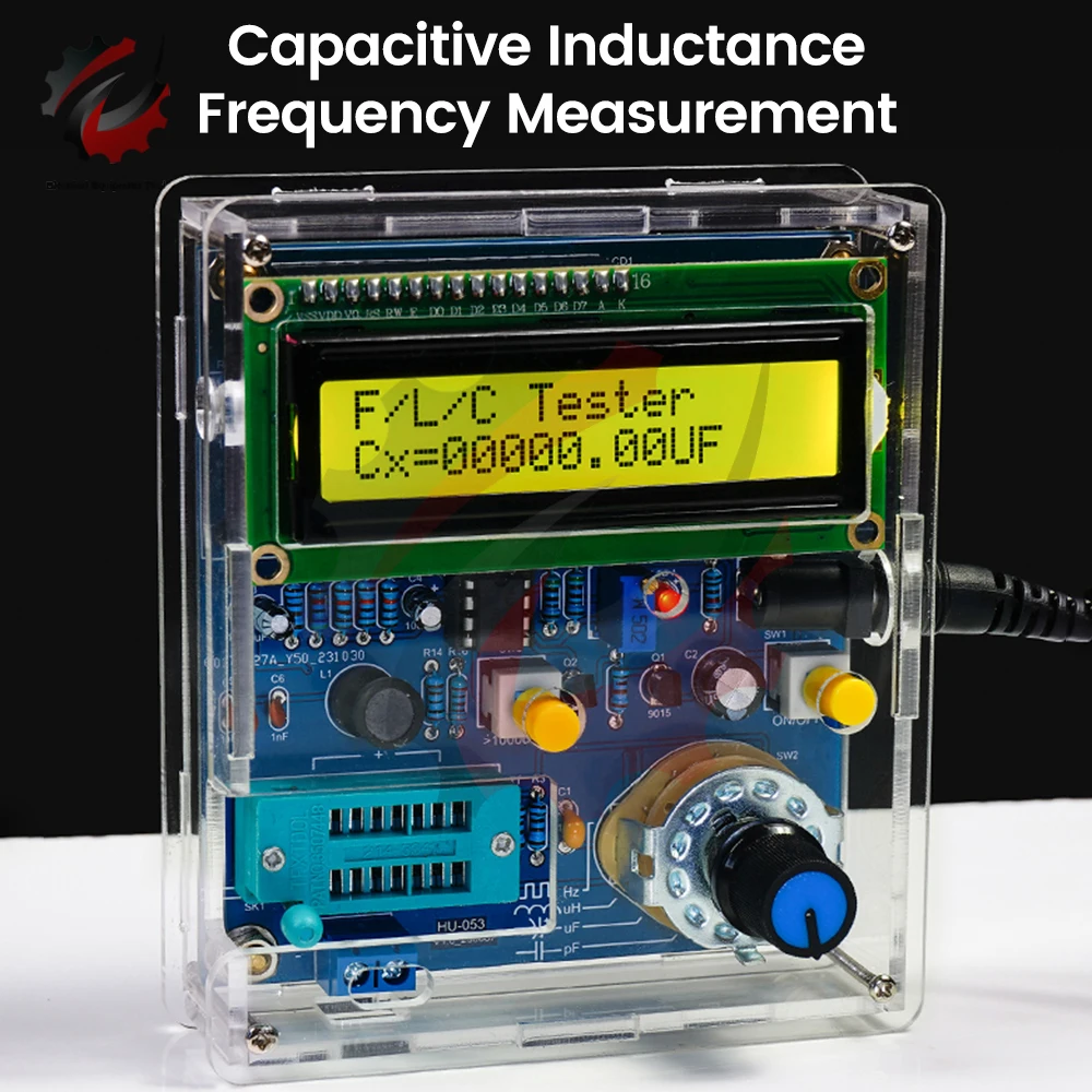 DIY DC 5V testeur de transistor numérique condensateur capacitif capacitif capacitif électronique jauge de mesure condensateur