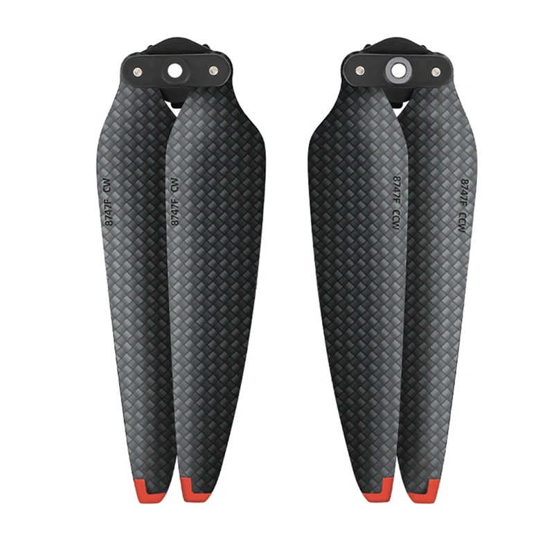 For AIR 3 Carbon Fiber Propeller 8747F Propeller Blade Quick Release High Strength Portable Drone Wing Parts 2PCS