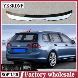 Rear Roof Lip Spoiler for VW Golf 7 Variant Wagon 2013-2017 Window Spoiler Gloss Black ABS Plastic Hatchback Car Rear Trunk Wing