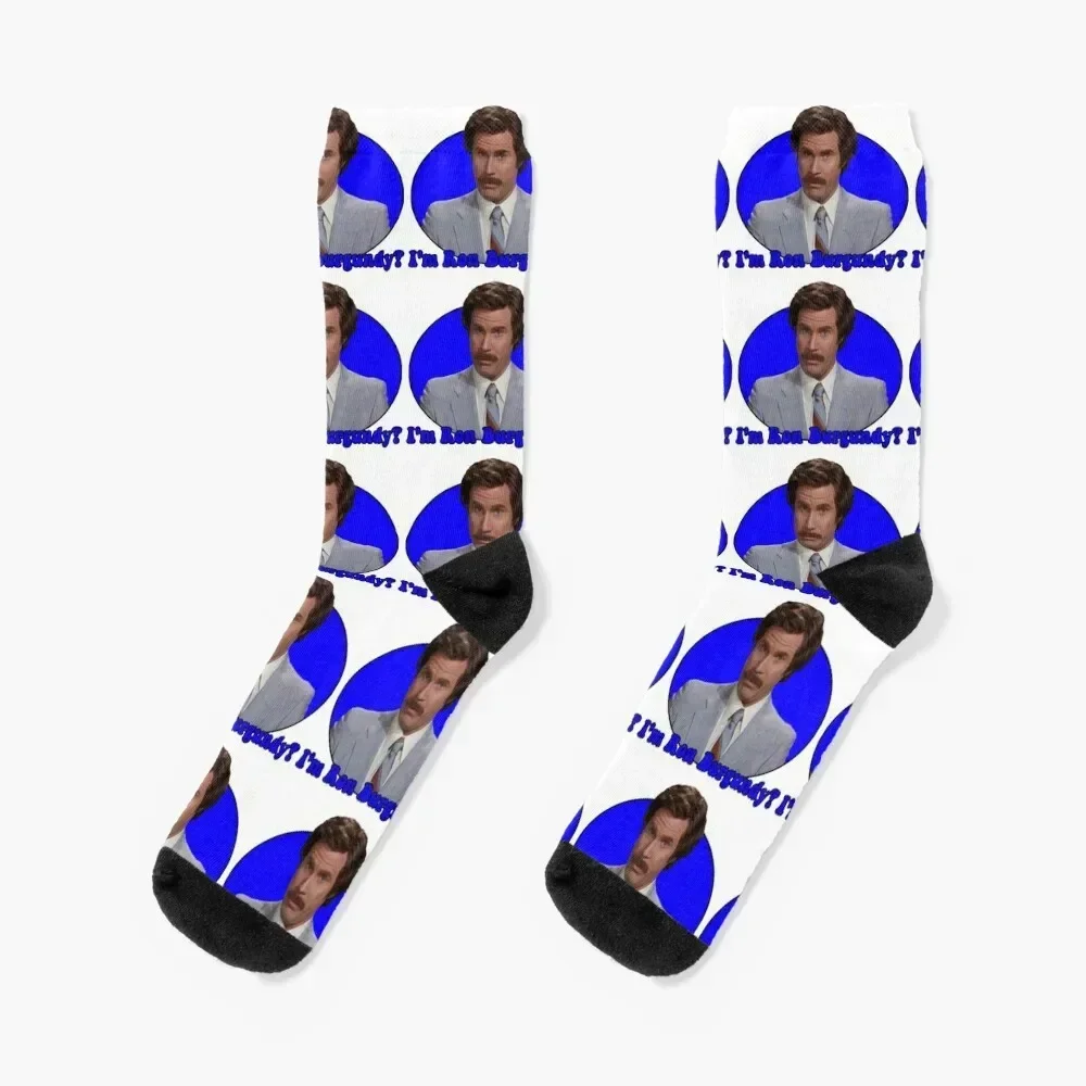 

I'm Ron Burgundy Socks Sports man new year Socks For Girls Men's