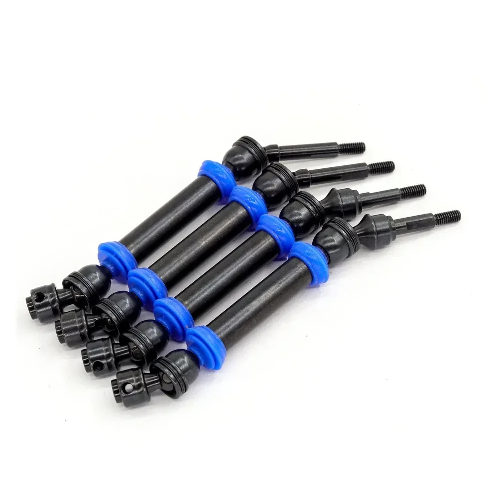 Arbre d'entraînement avant et arrière en acier trempé, arbre de transmission CVD pour pièces de mise à niveau de voiture 1/10 Trxs Slash 4x4 RC