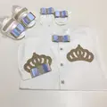 gold and light blue