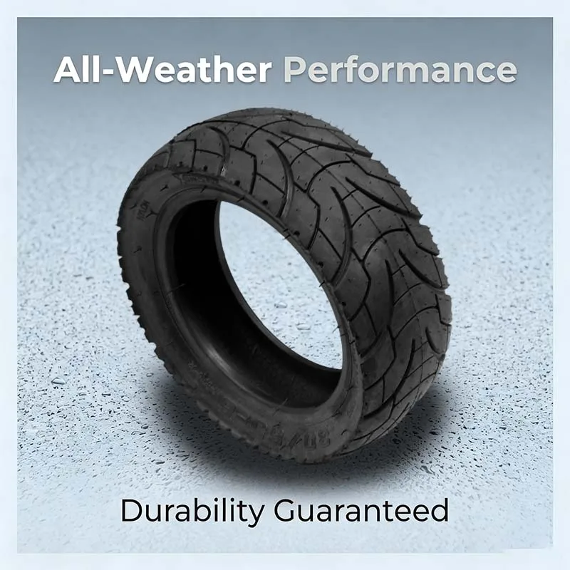 

80/65-6 Replacement E-Scooter Tire Fits Zero 10X Kugoo M4 Dualtron Kaabo Wolf Warrior Wearproof Off Road Rubber Tyre X8016