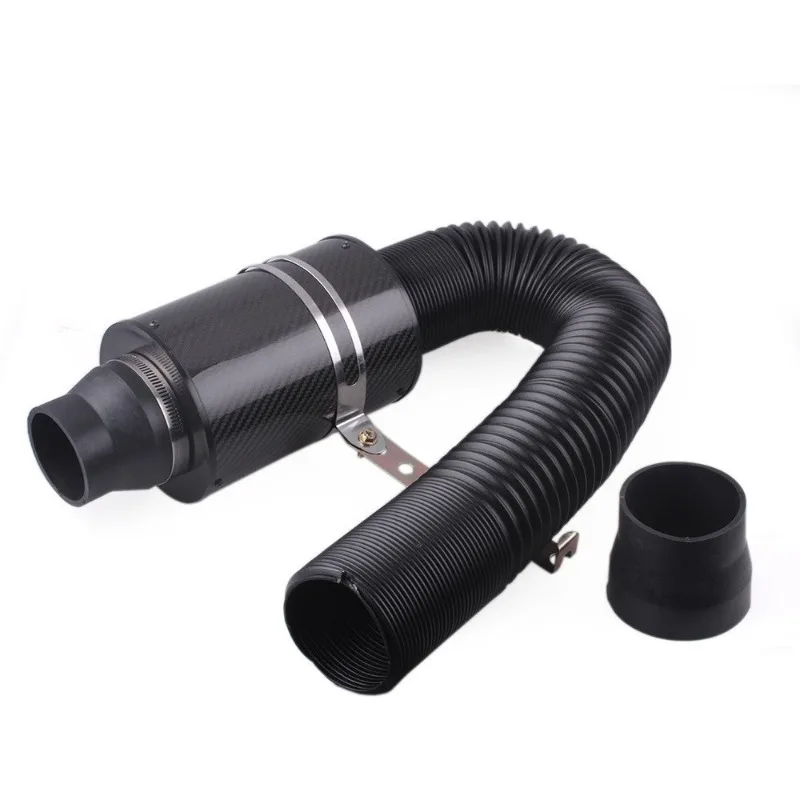 pieces-de-modification-automobile-interface-76-mm-soufflet-d'admission-d'air-froid-en-fibre-de-carbone-tete-de-champignon-avec-tube