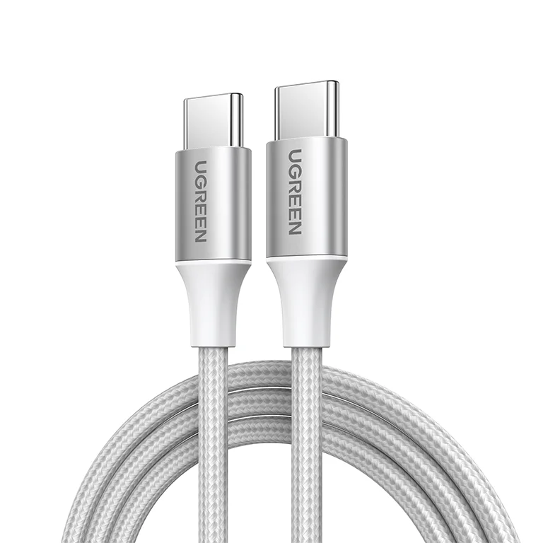 

UGREEN USB C to USB C Cable, PD 60W USB Cable Nylon Braided Type C Cord for iPhone 15