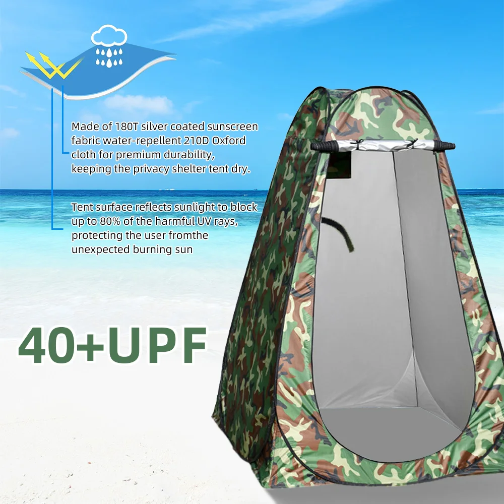 Stand Up Tents for Camping  Spacious and Portable Privacy Shelter for Outdoor Toilet Use Quick Showers and Changing Clothes