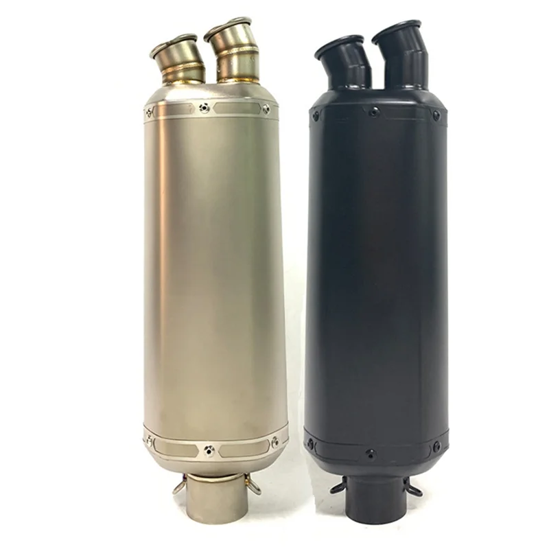 

Exhaust Pipe Muffler Motorcycle Exhaust Pipe Muffler Universal Exhaust Pipe Muffler Gradient Blue