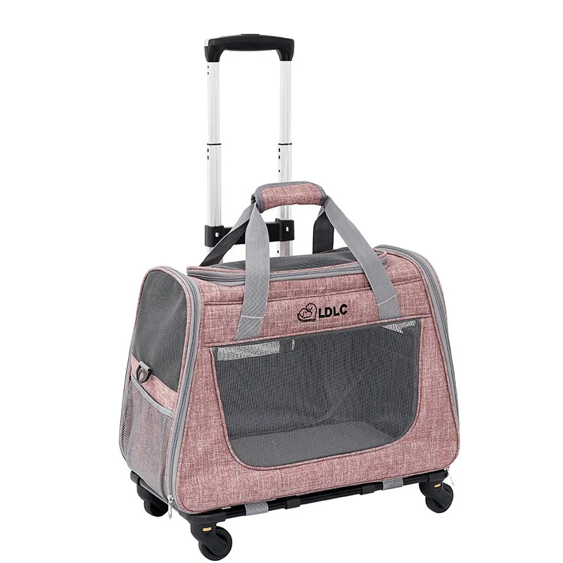 Universal Multifunctional Pet Push-pull Cart Convenient Travel for Cats and Dogs Lightweight Detachable and Portable Trolley Bag