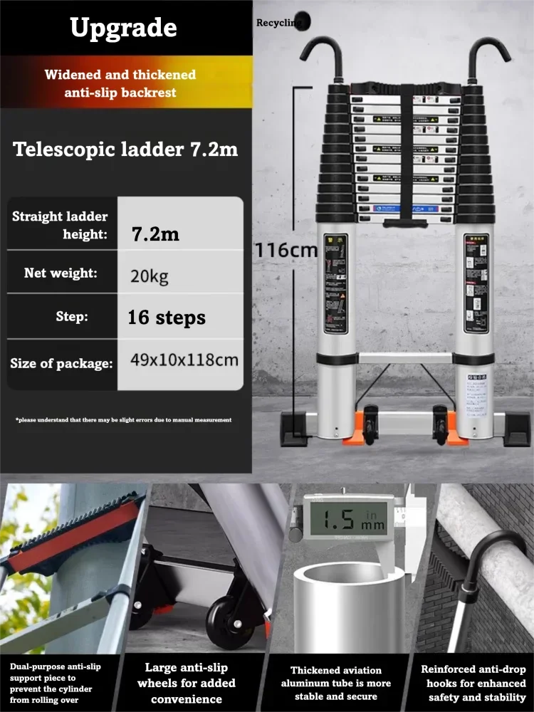 Variant: 7.2 meters