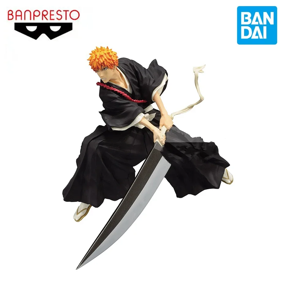 

Оригинальная Подлинная Bandai Banpresto 13 см Kurosaki Ichigo отбеливающая душа переведенная Модель Коллекционная аниме экшн-фигурка игрушки подарки