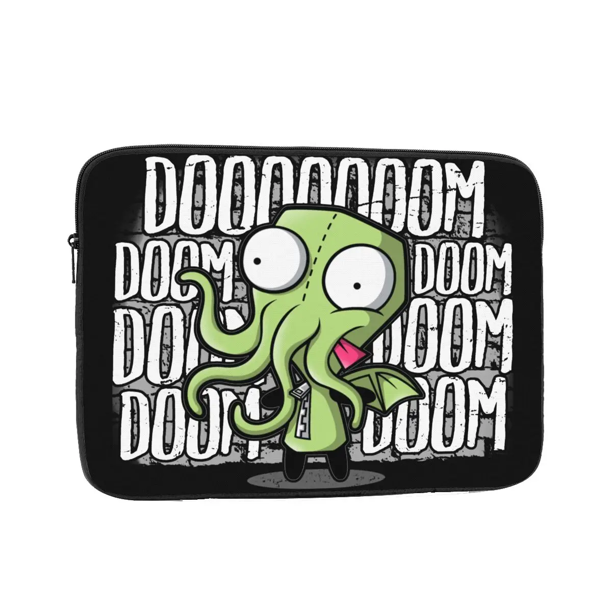 

Чехол на молнии для ноутбука, сумка Invader Zim Tablet Liner Sleeve Cthulhu Gir 12, 13, 15, 17-дюймовый противоударный чехол, сумка