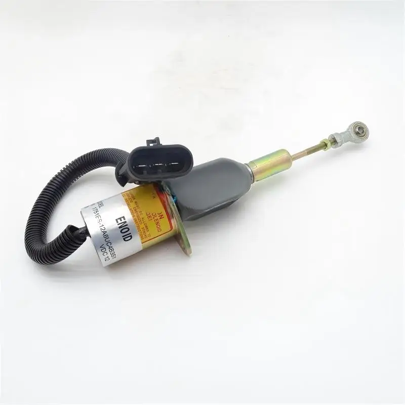 

12V F3NN9D278BA Stop Solenoid 1751ES-12A6UC4B3S1 87616313 87801213 F2NN9D278BA F3NN9D278BA For Engine TX34 TX62 TX63