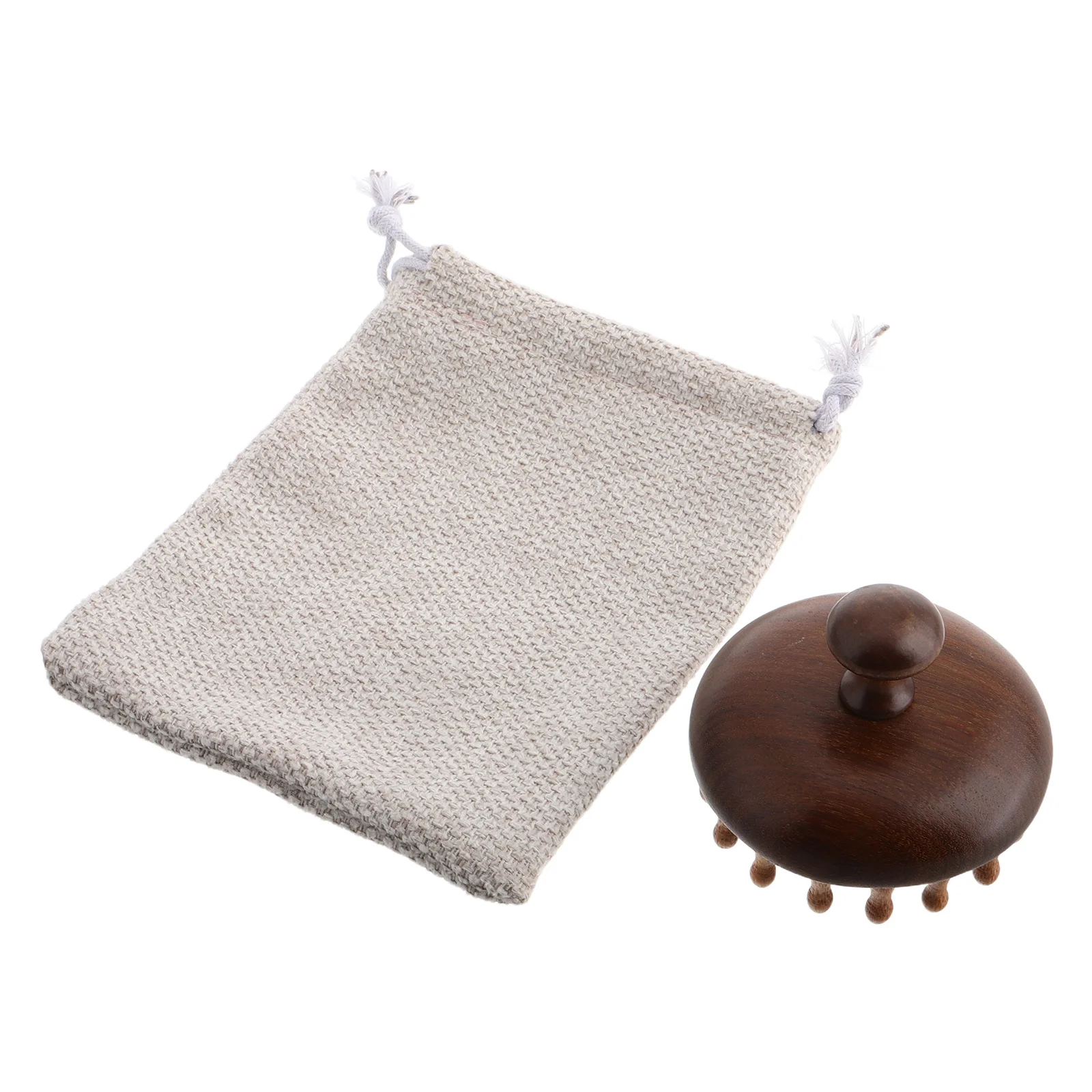 

Wooden 28-Tooth Scalp Massage Comb Sturdy Smooth Head Meridian Massager Brush for Wet Dry Hair Spa Relaxation Wooden Massage