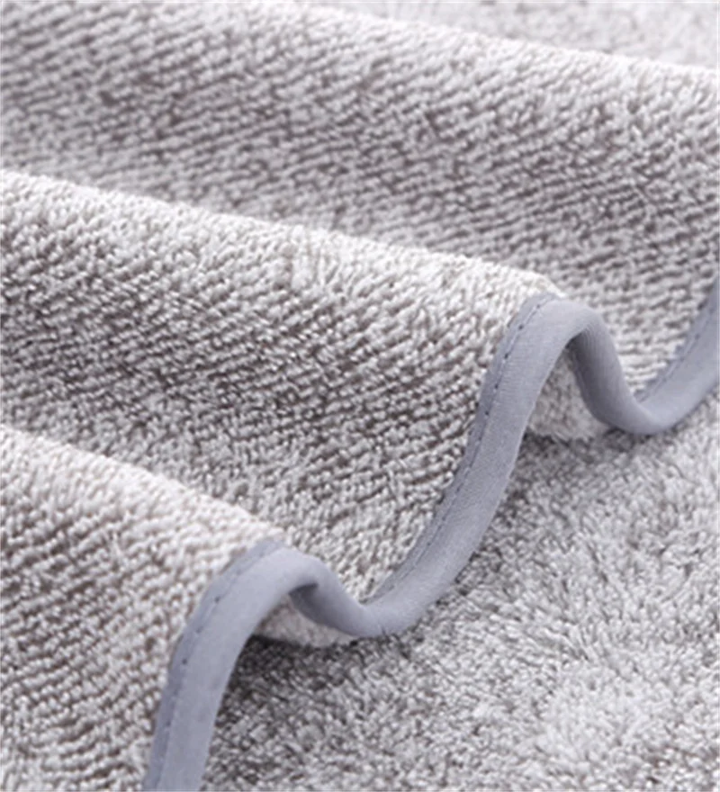 Towel, bamboo charcoal fiber, coral velvet towel, bath towel set, thickened face wash towel, sports towel