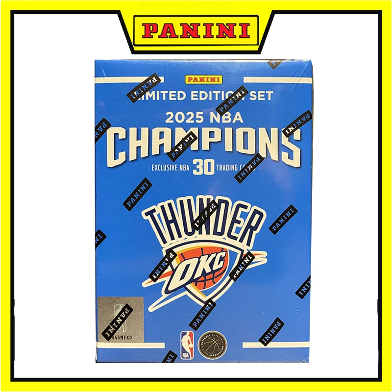 2025 Panini Instant NBA Champions Oklahoma City Thunder 30 Card Team Box Set Edición limitada
