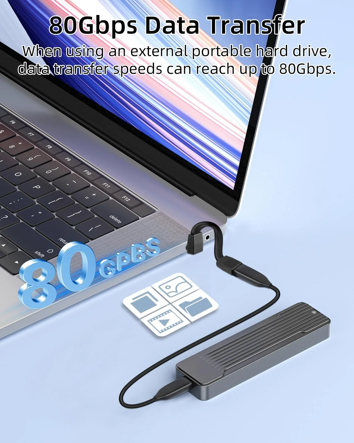Short USB C Cable 90 Degree Type C Male