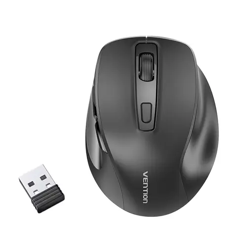 Vention Wireless Bluetooth 5.1 Mouse USB 2.4G Dual-Mode Ergonomic 4000 DPI Mute 6 Button Mouse for MacBook Tablet Laptop PC Mice