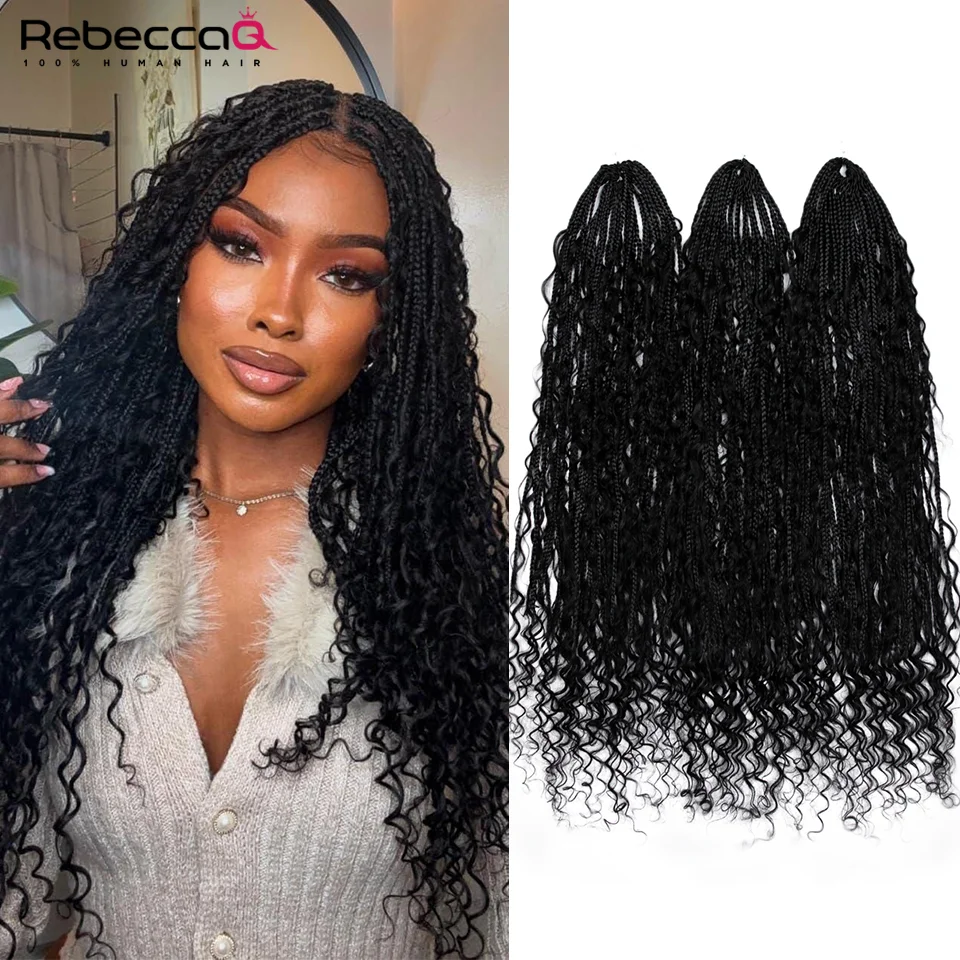 

Бесшовные крючковые локоны в стиле бохо с кудрявыми концами из натуральных волос, предварительно связанные, новые мягкие локоны, косы-бокс, 30 прядей, Rebecca