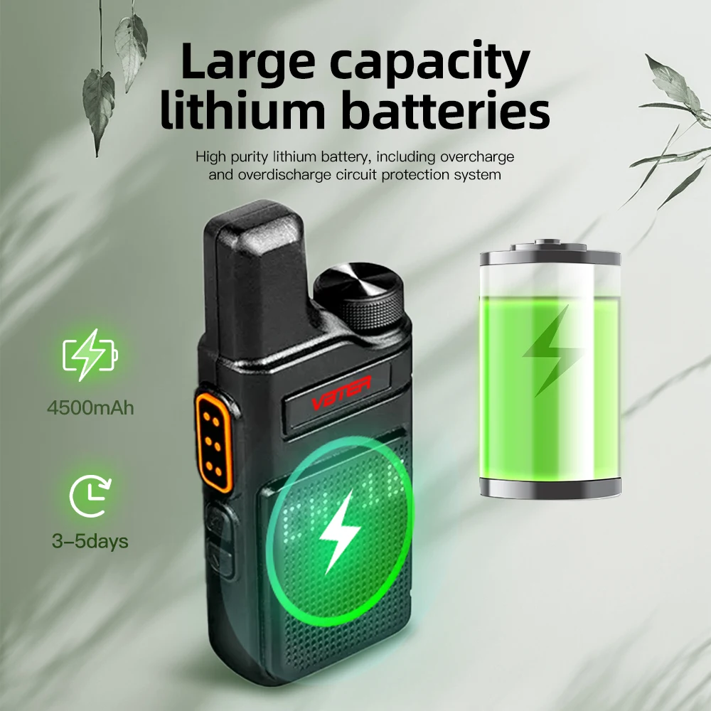 1/2 قطعة WBT-V1 Plus شاشة عرض 400-470 16CH يده اسلكية تخاطب لمستشفى تقديم الطعام موقع البناء الاستخدام اليومي راديو