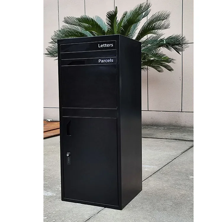 Outdoor Galvanized Sheet Metal Parcel Mail Mail Drop Box Smart Express Box image 5