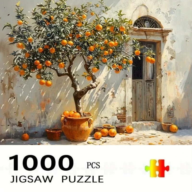 

Large Size Jigsaw Puzzle 500/1000/1200/2000 Pcs Lemon Tree Landscape Jigsaw Puzzles for Adults Stress Relief Toys Gift ﻿