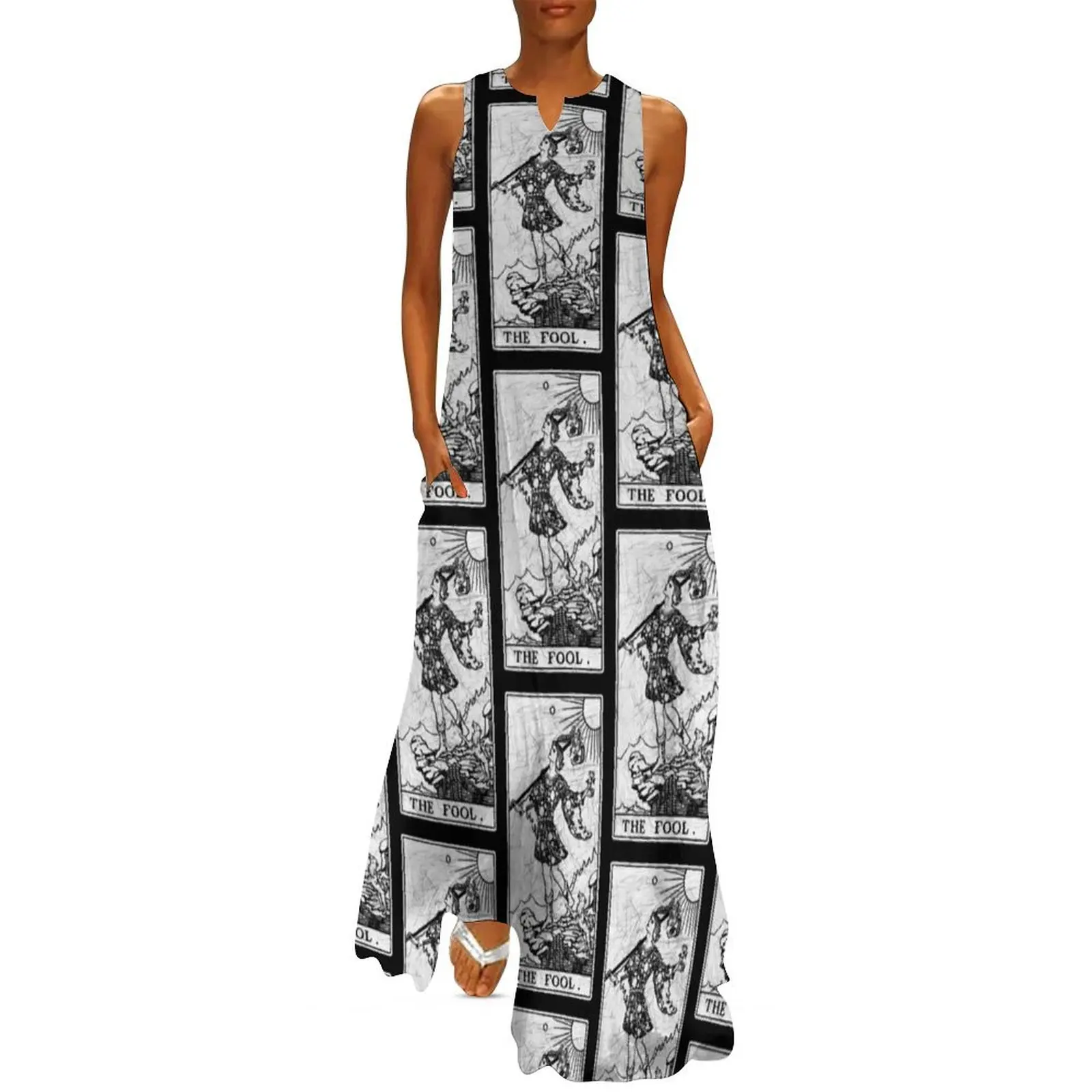 The Fool Tarot Card - Major Arcana - fortune telling - occult Long Dress women's fashion dresses dresses ladies 2025 summer