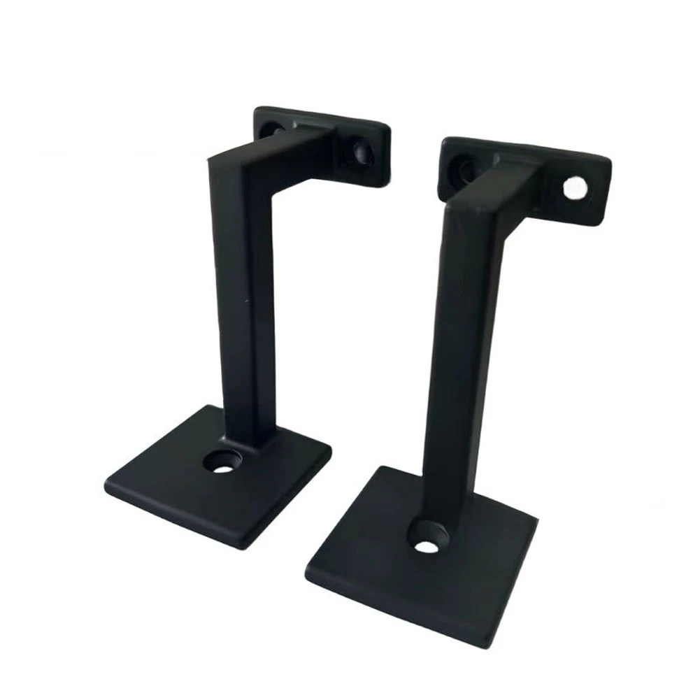 Zinc Alloy U-Shaped Bracket for Securing Handrail to Stair Post Maintains Alignment and Reduces Movement During Use