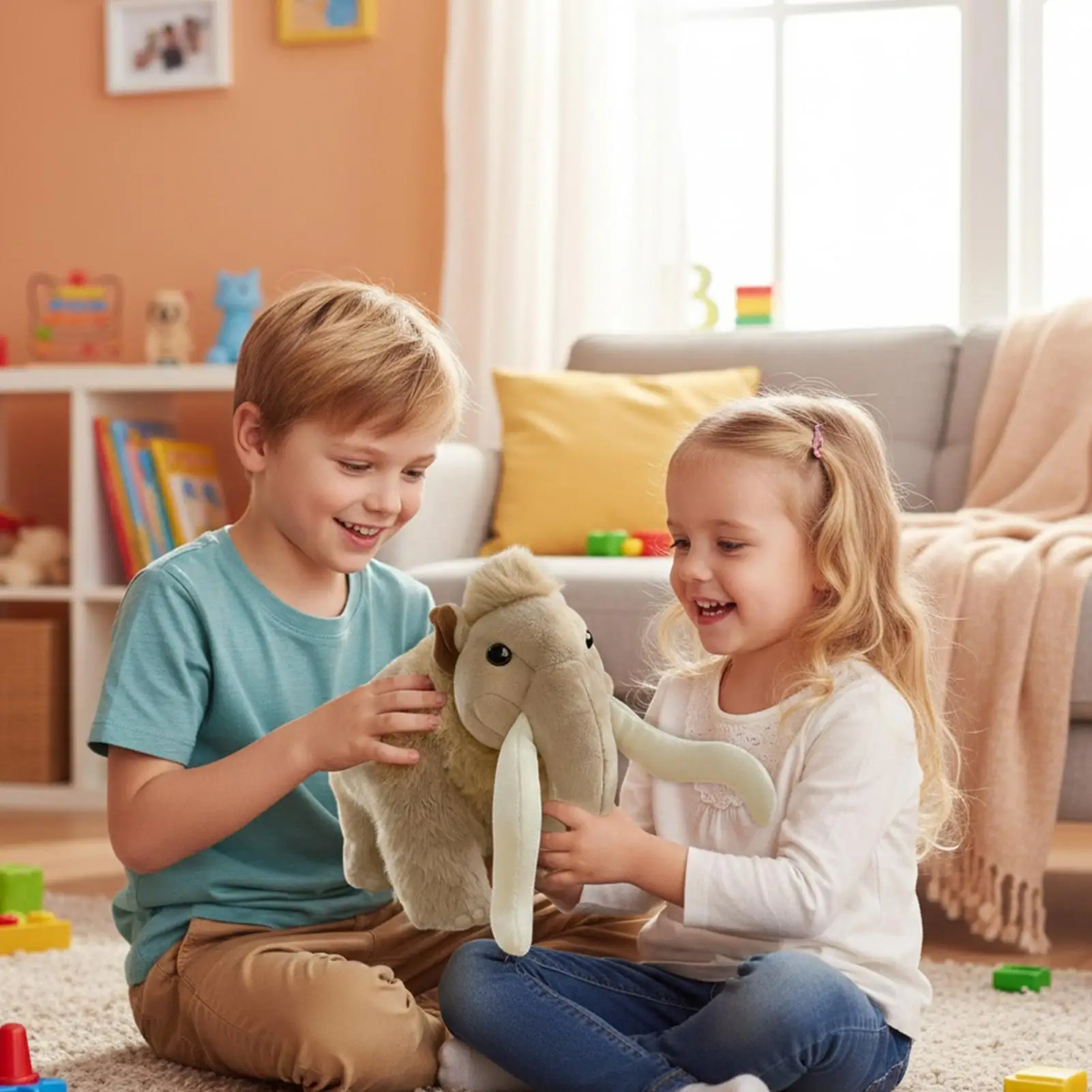 الفيل محشوة الحيوان واقعية لطيف مهدئا الشكل أفخم الفيل محشوة دمية للأطفال فتاة بنين عيد ميلاد عيد الحب