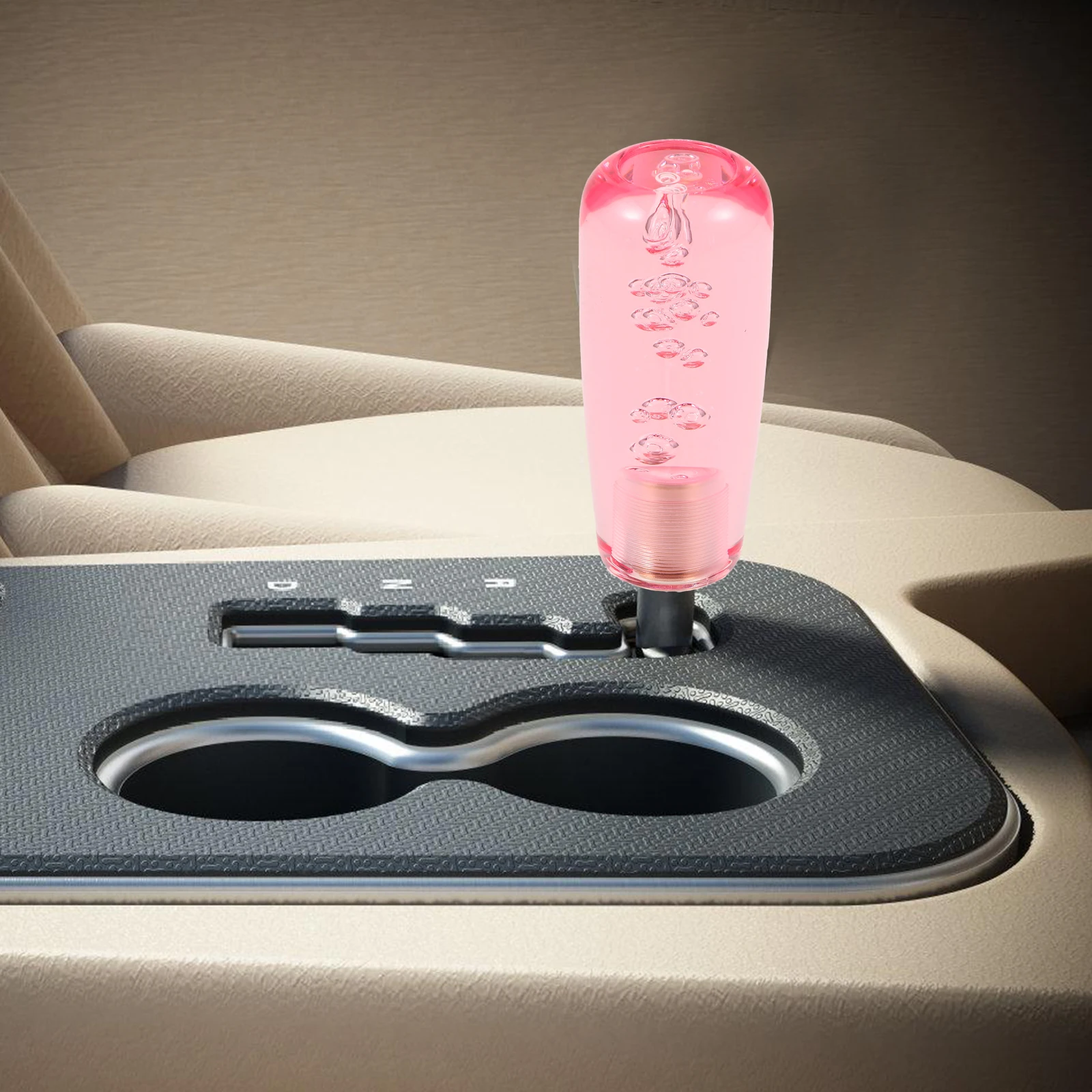 

Crystal Shift Knob Replacement Durable Transparent Manual Car Gear Lever Handle Auto Transmission Stick Head Ergonomic