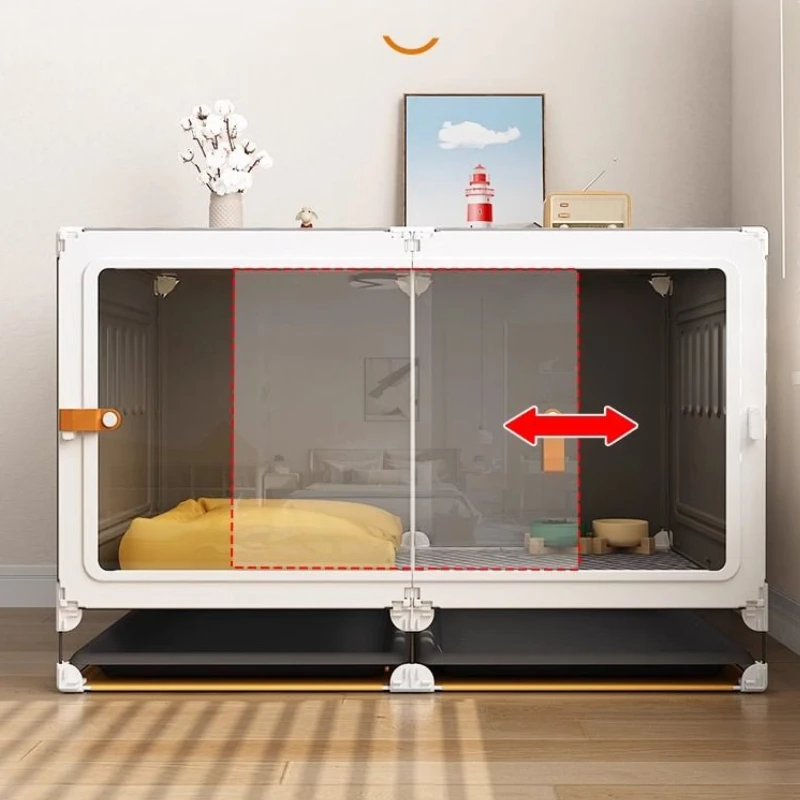 

Multifunctional Small Dog Bed Large Space Breathable Dog Fence Convenient Interactive Pet Sleeping Bed