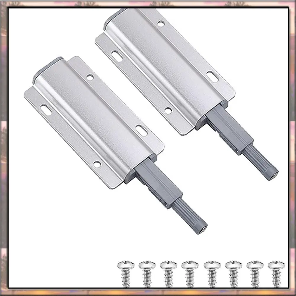 BAAZ ร้อน Push Latches Push To Open ประตูจับ Push To Close Magnetic Latch Touch เปิดสําหรับวาดตู้ครัว