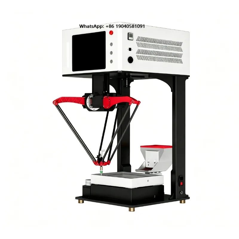 Advanced Industrial Spider Robot CE Certified Vision-Based Parallel Manipulator Self-Developed Control System for Feeding