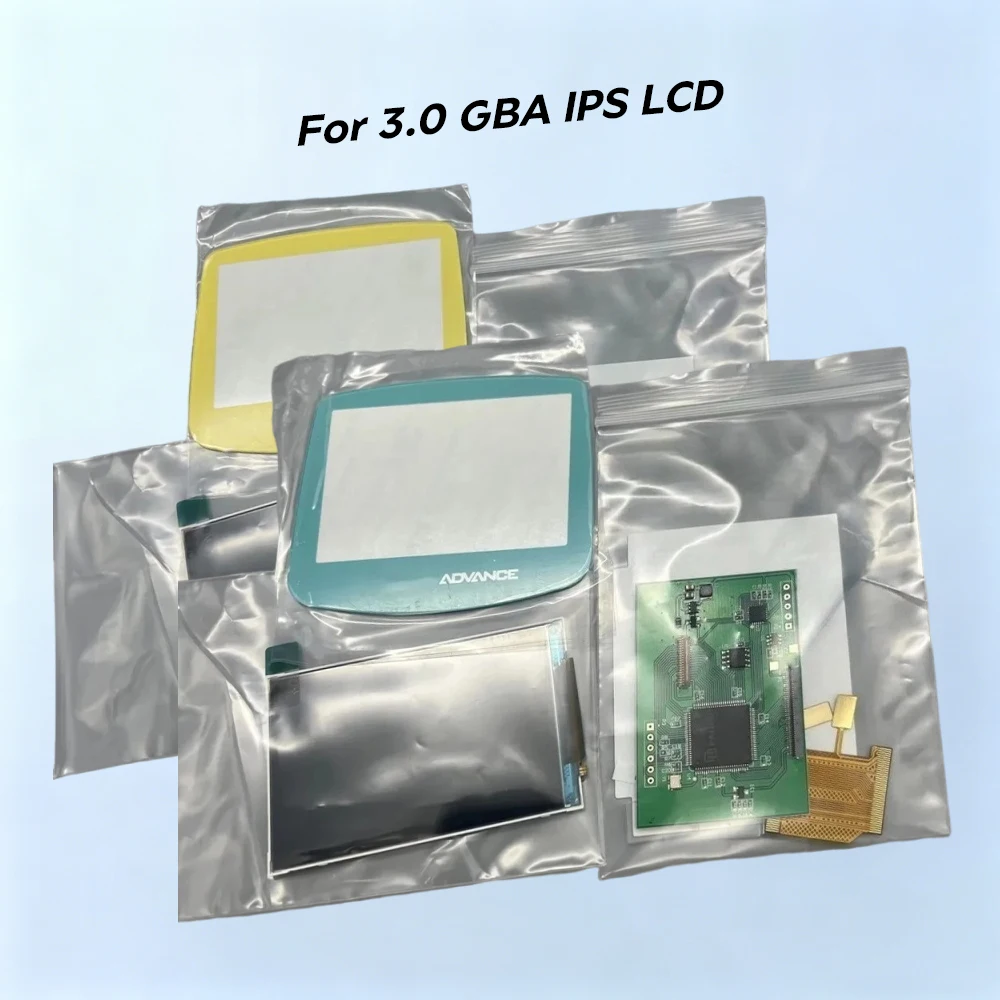 

2024 New 3.0" Original Size IPS High Brightness LCD Screen for Game Boy Advance GBA Console
