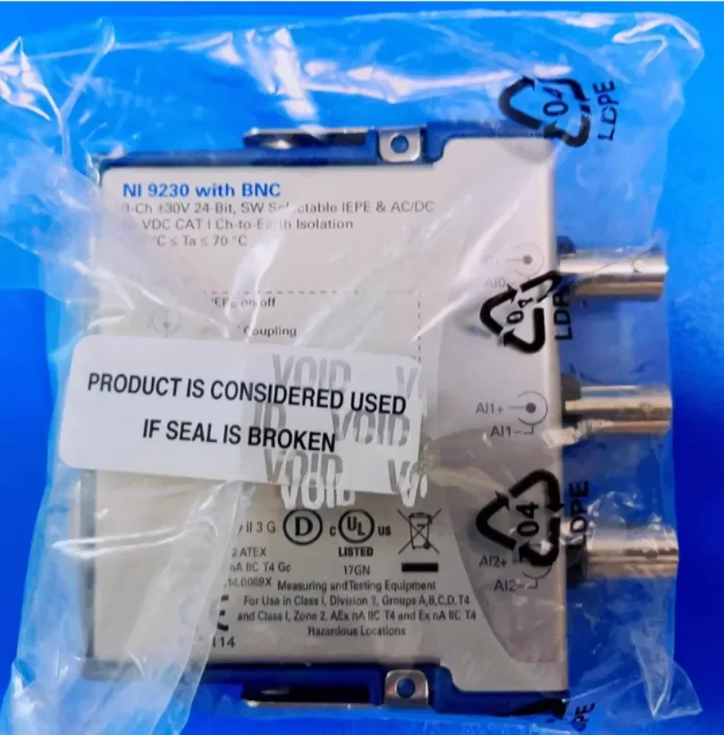 1PC NATIONAL INSTRUMENTS NI 9230 Sound and Vibration Module (New in box) In Stock #familitrade
