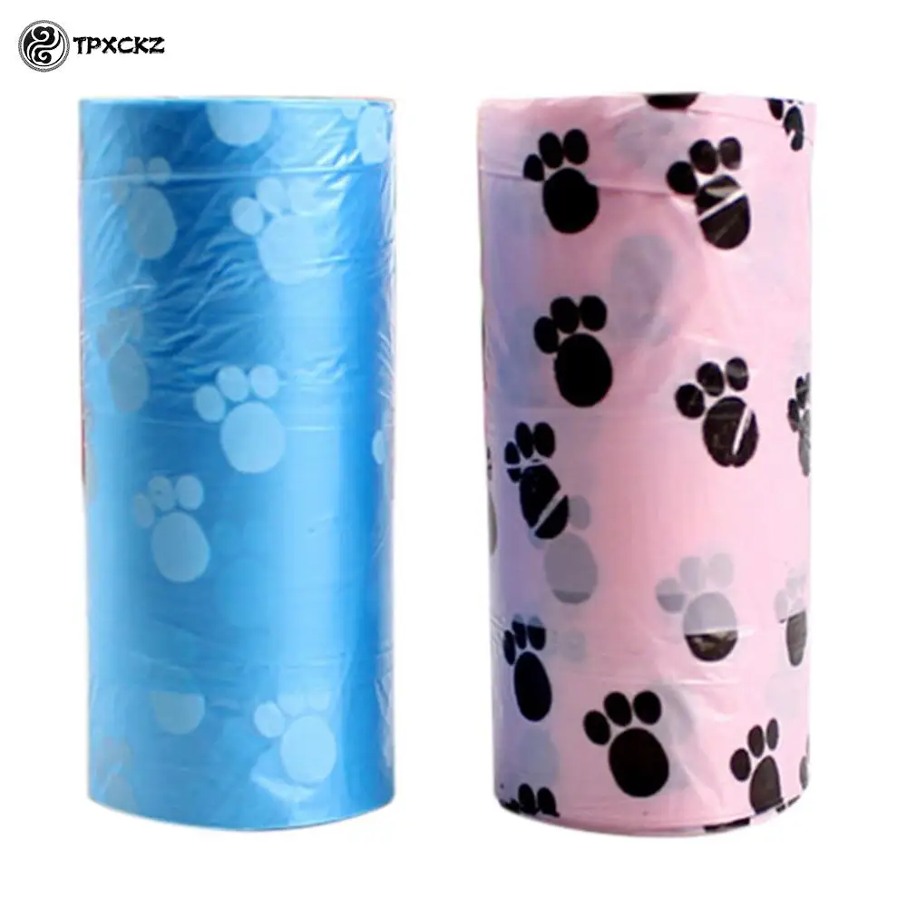 5 Rolls Dog Poop Bag for Dog Pets Waste Garbage Bags Carrier Biodegradable Clean-up BagWaste Pick Up Clean Bag For Dog